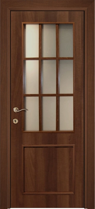 Межкомнатные двери в исполнении Noce aida. Модель IMOLA SG9F.