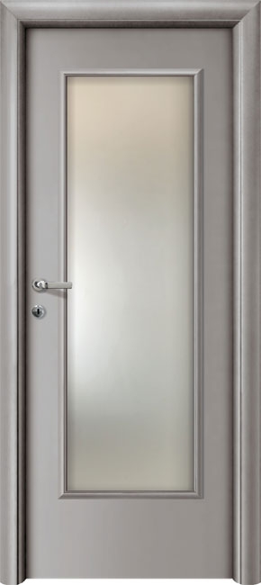 Межкомнатные двери в исполнении Grigio. Модель IMOLA SV.