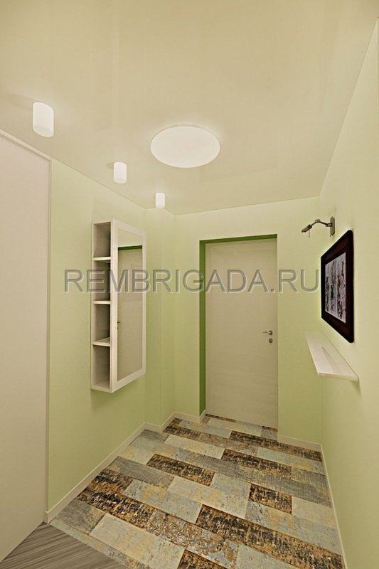Дизайн проект интерьера квартиры 75 м2 в Москве фото № 8