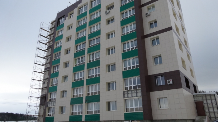 Строительство 8-и этажного жилого дома в "Закрытом посёлке "Еланчик"