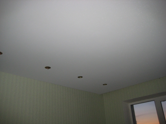 Тканевый потолок DESCOR с блестками
