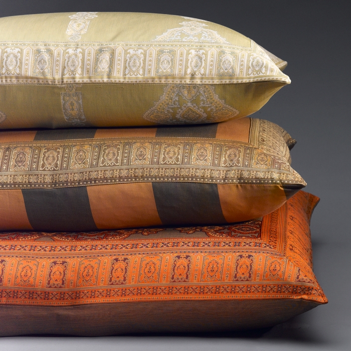 Комплект текстиля в спальню, вуаль, шерсть, жаккард, производитель Индия (ткань)