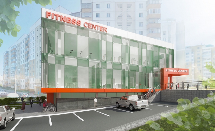 Проект здания фитнесс-центра в Белгороде