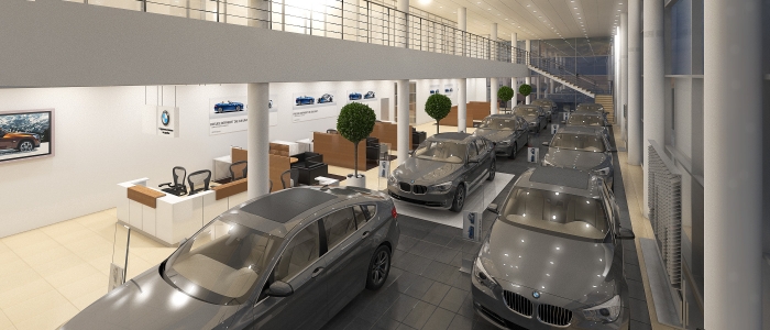 Дизайн-проект автосалона BMW в Белгороде