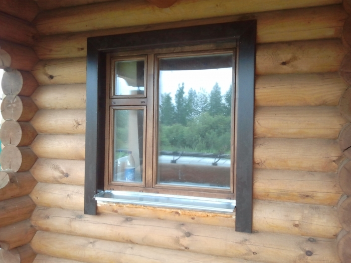 Стандартное Финское окно на поворотной  российской фурнитуре.