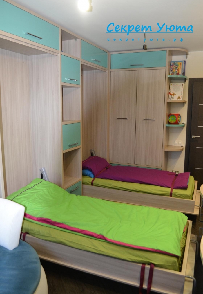 изготовление шкафов со встроенными кроватями по индивидуальным размерам 25-13-03