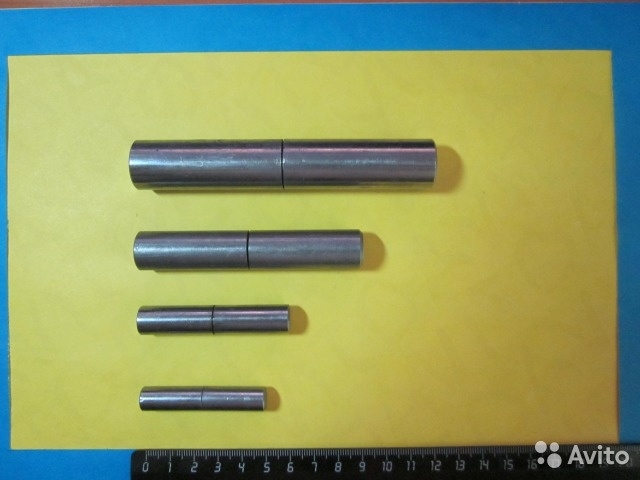 Шарниры (петли) приварные для металлических дверей диаметром от 10 до 50 мм