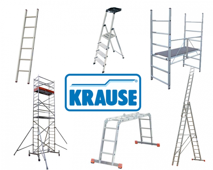 Лестницы-стремянки  и подъемные конструкции KRAUSE