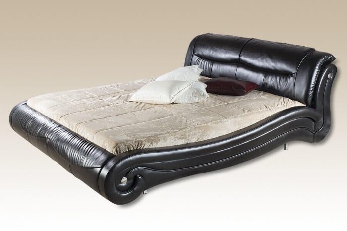 Мягкая кровать в стиле хай тек Оливия изготавливаем на заказ в разных размерах и цветах подробней на сайте https://mebelm-spb.ru/catalog/spalnya/myagkie_krovati/