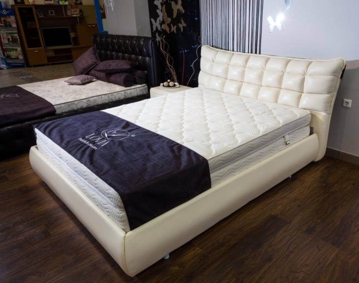 Мягкая кровать в стиле модерн Палермо изготавливаем на заказ в разных размерах и цветах подробней на сайте https://mebelm-spb.ru/catalog/spalnya/myagkie_krovati/