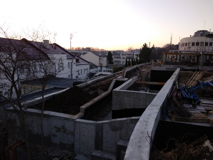 Строительство подпорной стены Севастополь Матросский Бульвар