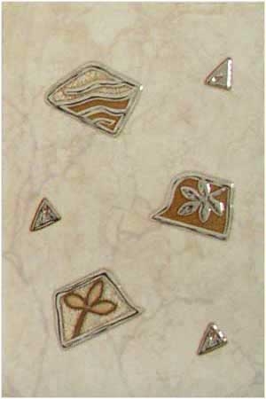 Александрия 14 голден тайл, Декор керамический для коллекций керамической плитки в ассортименте 