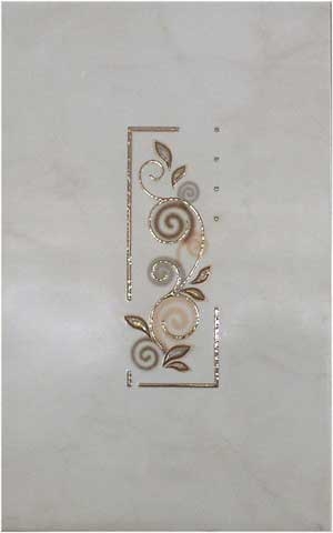 Октава 14 голден тайл, Декор керамический для коллекций керамической плитки в ассортименте 