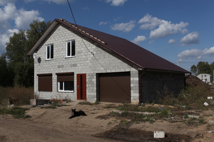 Построенный дом в посёлке Светлый. Другие готовые объекты можно посмотреть http://blagov.su/galereya-ob-ektov