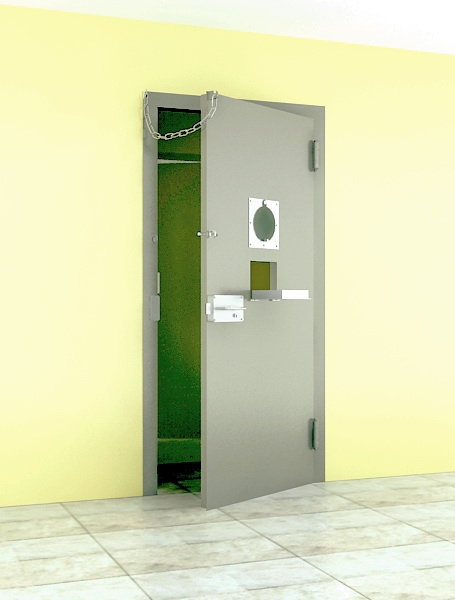 Камерная дверь ДИР-1 предназначена для обычных камер.