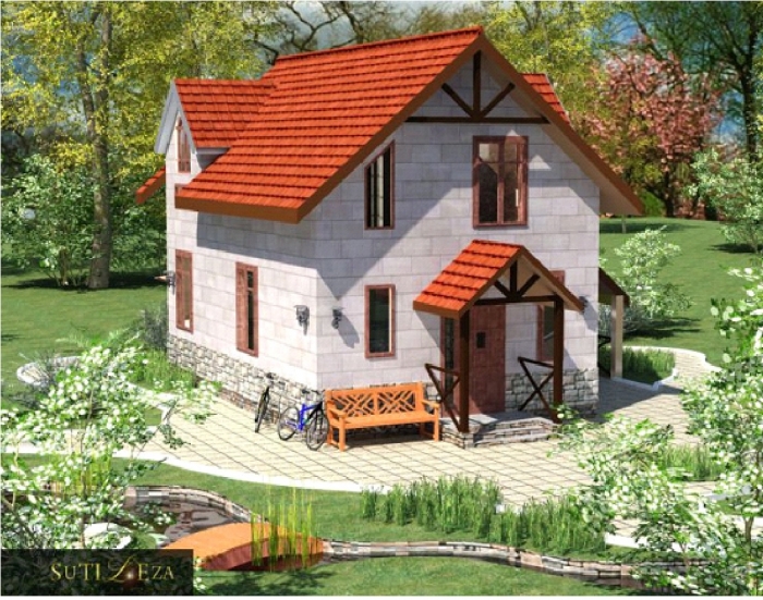 Проект "Датчанин" 126м2 энергоэффективный дом для круглогодичного проживания стиль "Голландский" категория "Эконом"