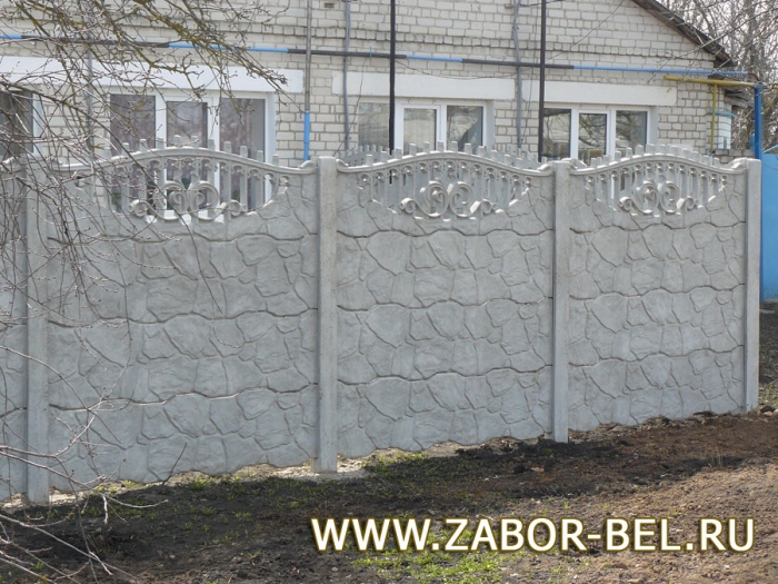 бетонные заборы от производителя Белгород