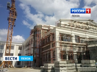 Реставрация Центра Культуры и Досуга г. Пенза. Фасадный декор от компании "Профи Арт".