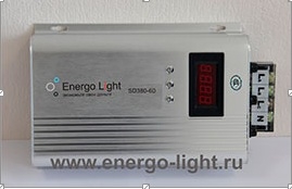 Устройство экономии энергии Energo Light SD380-60/ Energo Light SD380-85 рассчитаны на подключение к счетчикам 380В. 
Можно применять практически на любых предприятиях, таких как офисные здания, производственные цеха и фабрики, автозаправки, гипермаркеты и т. д. Если потребуется более высокая нагрузка более 60кВт/85кВт, можно подключить параллельно нужные модели, тем самым получить необходимую нагрузку.
Гарантия 1 год, срок службы более 10 лет, экономия 10-25%