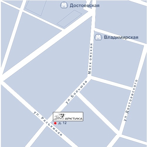 Схема проезда к офису компании в г. Санкт-Петербург