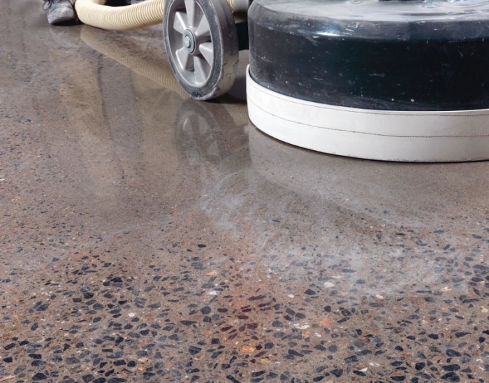 Полированный бетонный пол.Шлифованный бетон