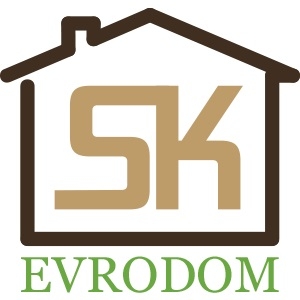 Логотип Строительной компании ООО СК-ЕВРОДОМ