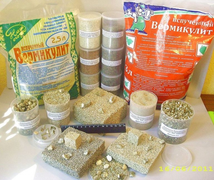 Expanded Vermiculite and product from it...