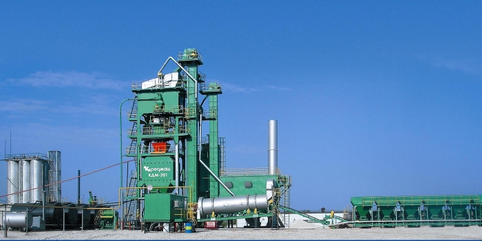 Асфальтосмесительная установка КДМ201637, производительностью 110 т/ч, БАШЕННОГО ТИПА.