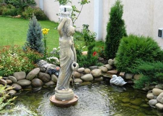 садовый фонтан самостоятельно